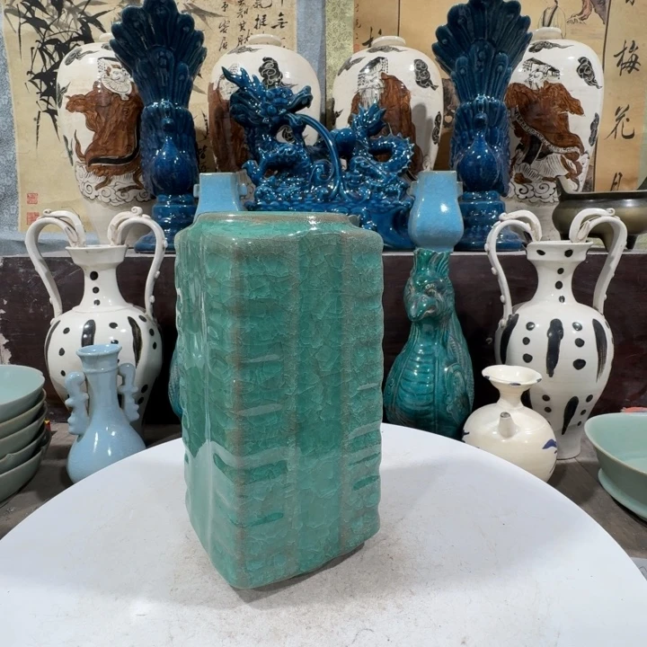 瓷片手工制作陶瓷摆件