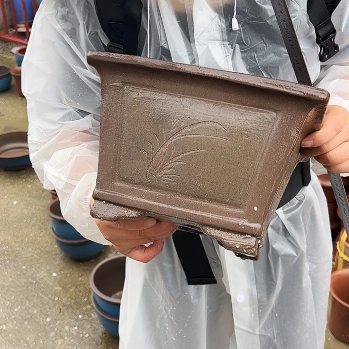 25灰色四方花盆花盆花盆