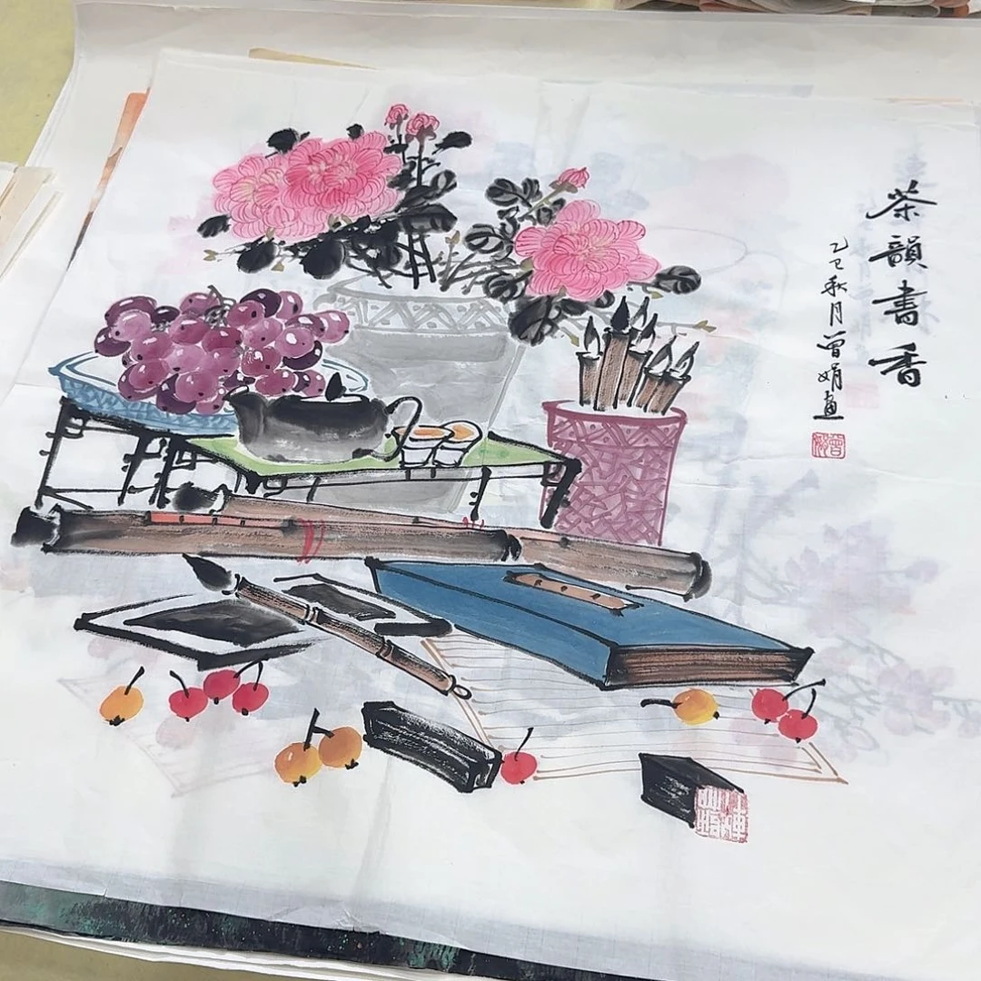 国画国画作品多次入选