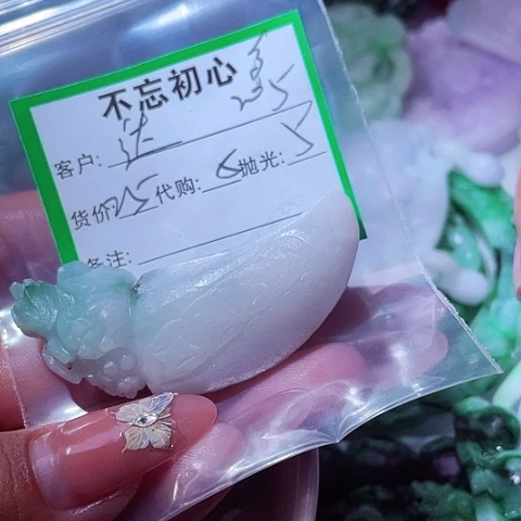 达***冰翡翠未镶嵌颈饰缅甸