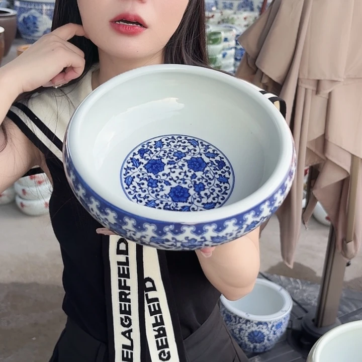 瓷片口径20厘米 高度6厘米