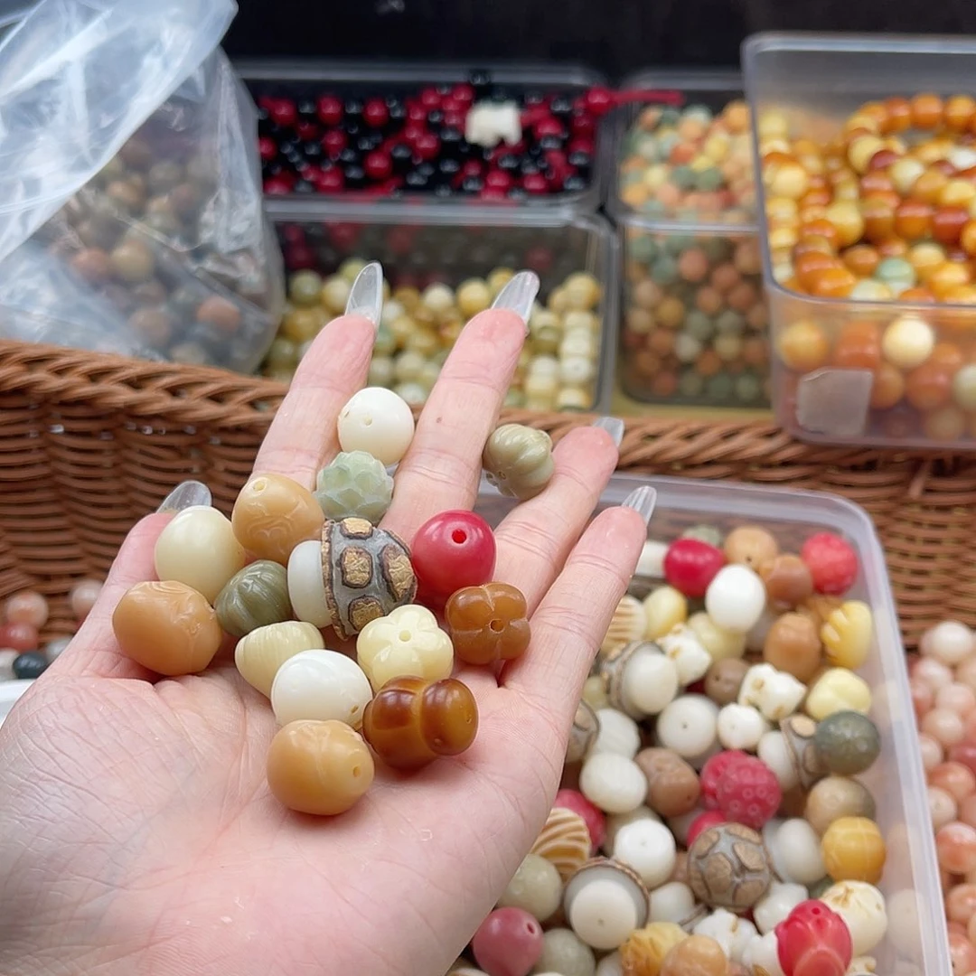 白玉菩提吊坠c16-17mm/10+2颗