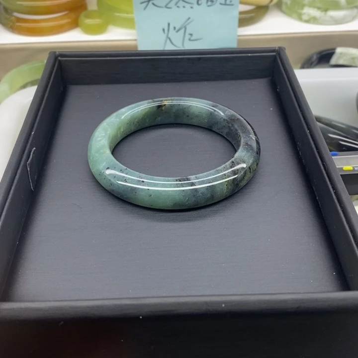 蛇纹石玉合金手镯60.7