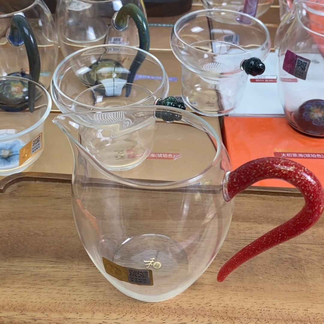 怡然公道杯红金色样品