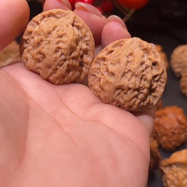 把件文玩核桃34如意狮子头