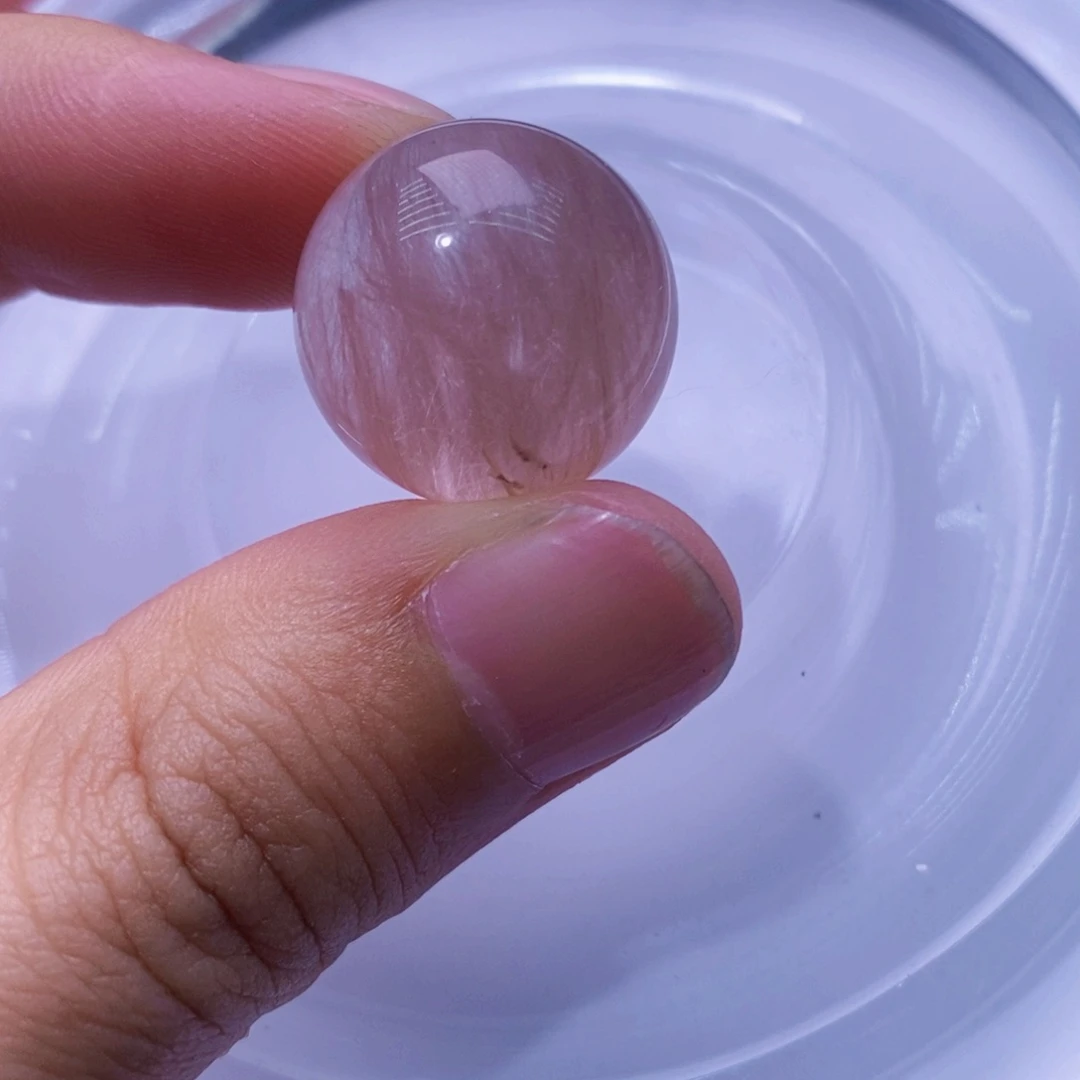 水晶颈饰未镶嵌对***机圆球