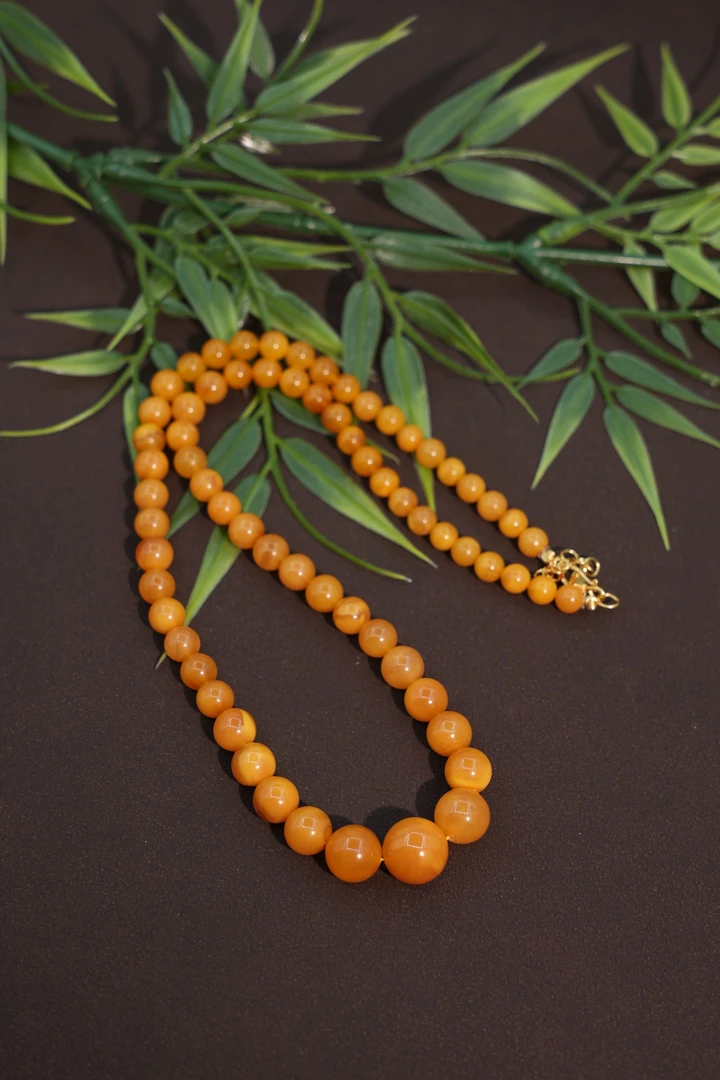 蜜蜡圆珠塔链多样性发一件JXR20305018