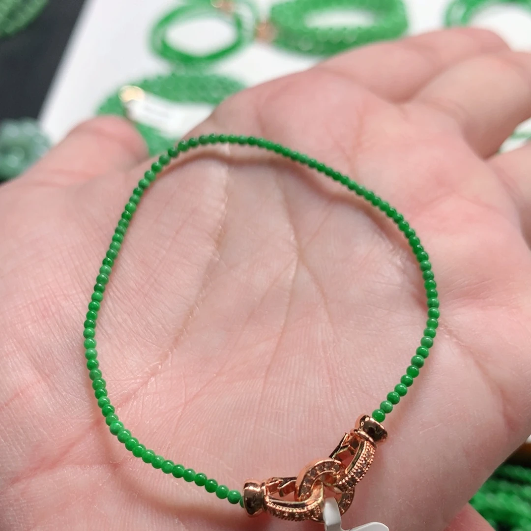 翡翠未镶嵌手链翡翠