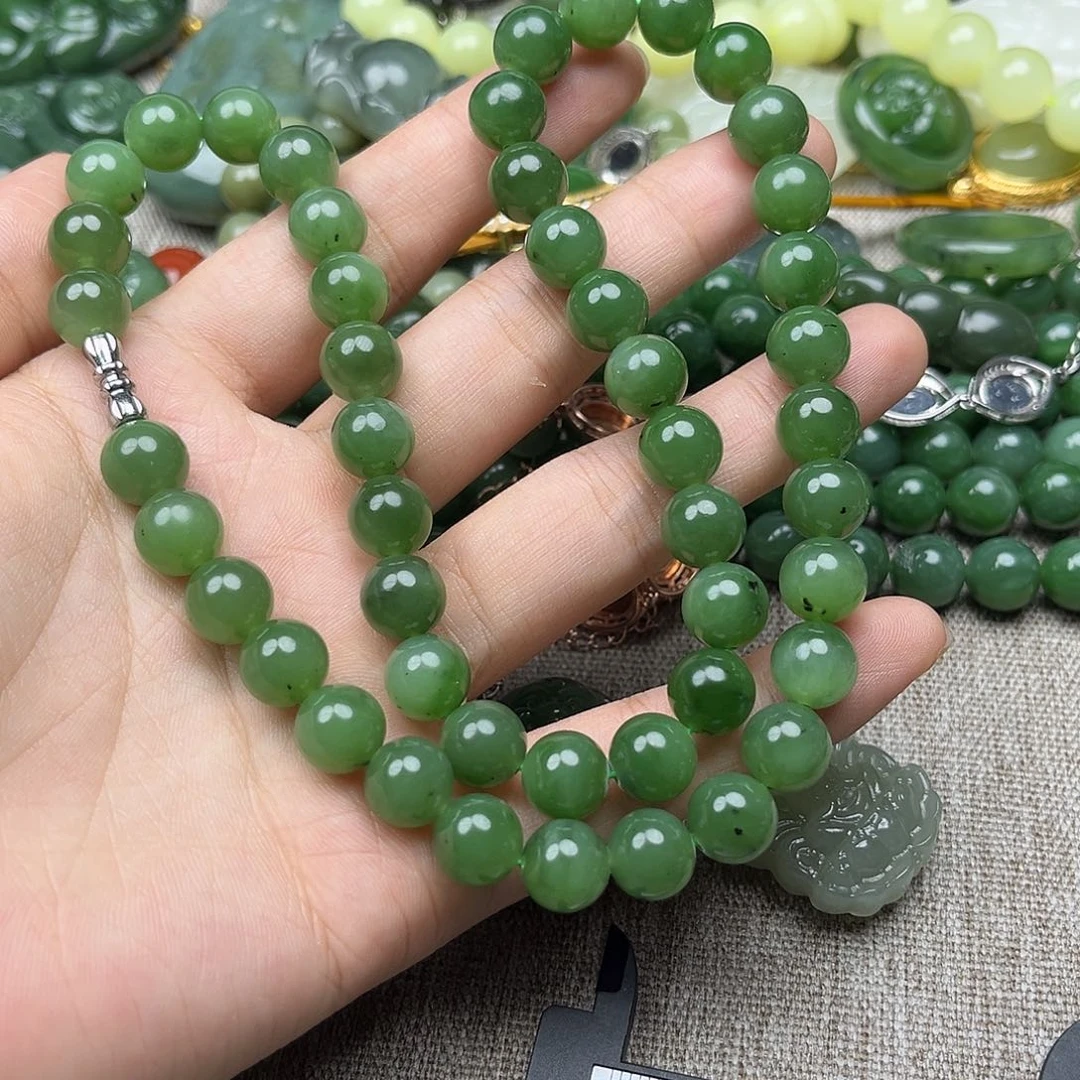 和田玉（碧玉）未镶嵌颈饰