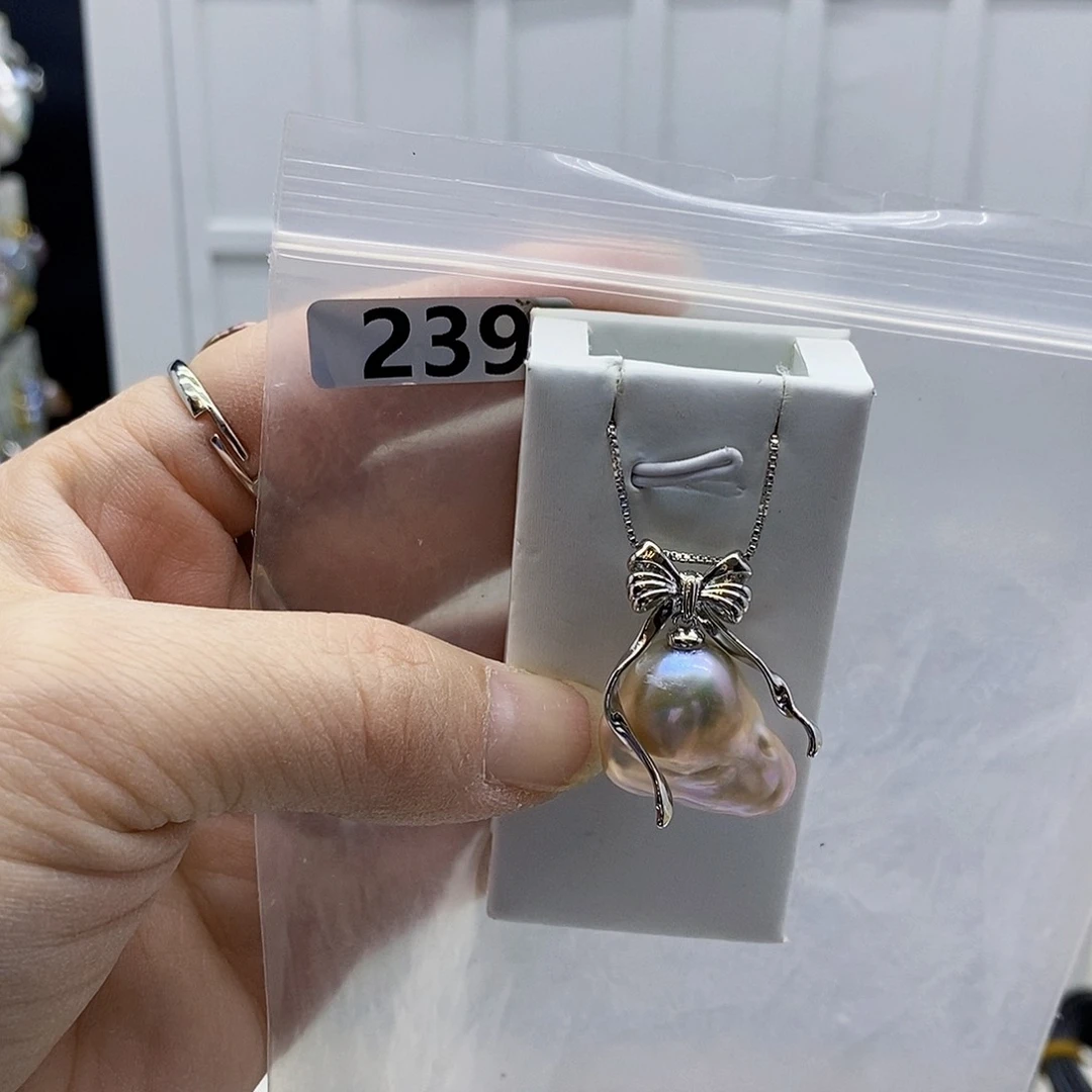 颈饰合金淡水珍珠