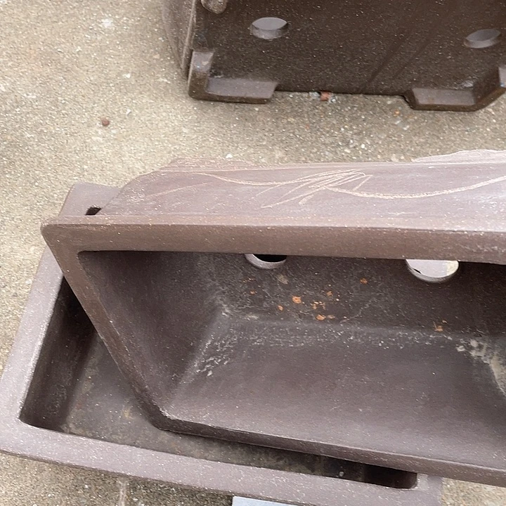 紫砂宜兴紫砂26+26刻绘马槽