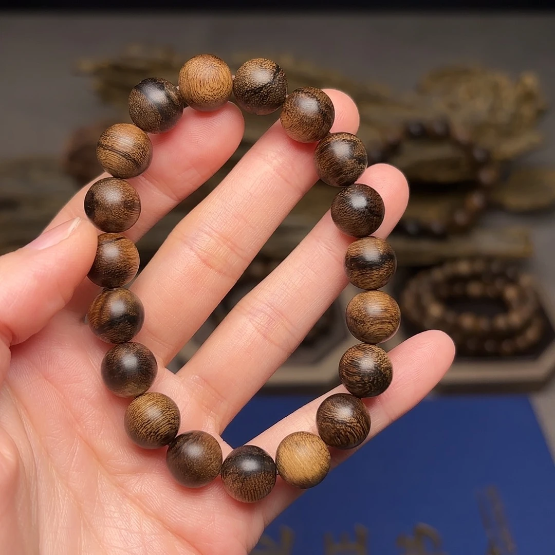 沉香手串越南芽庄黄棋楠瘤疤1.0