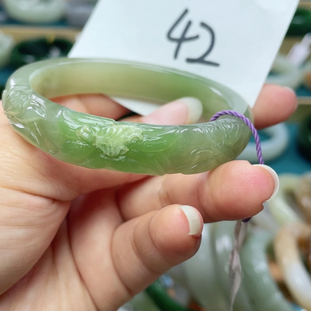 未镶嵌手镯和田玉圈口55