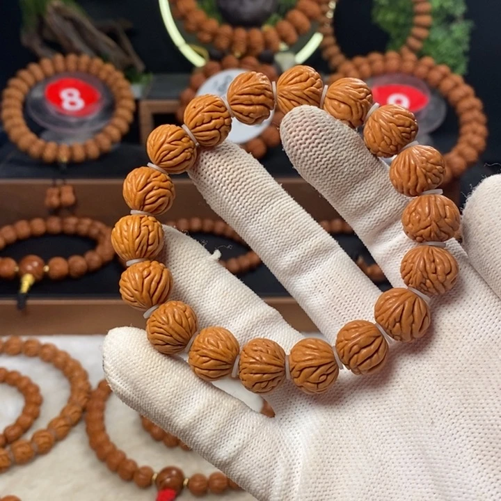 桃核吊坠秦岭龙纹