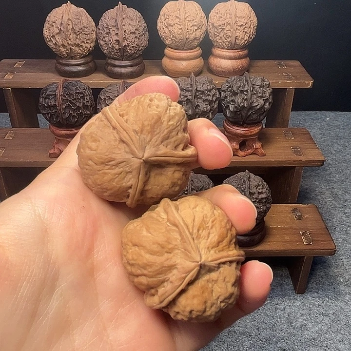吊坠文玩核桃z粗筋三棱38mm