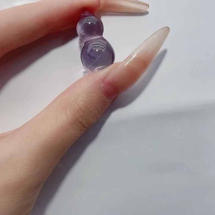 未镶嵌颈饰水晶紫水晶葫芦吊坠