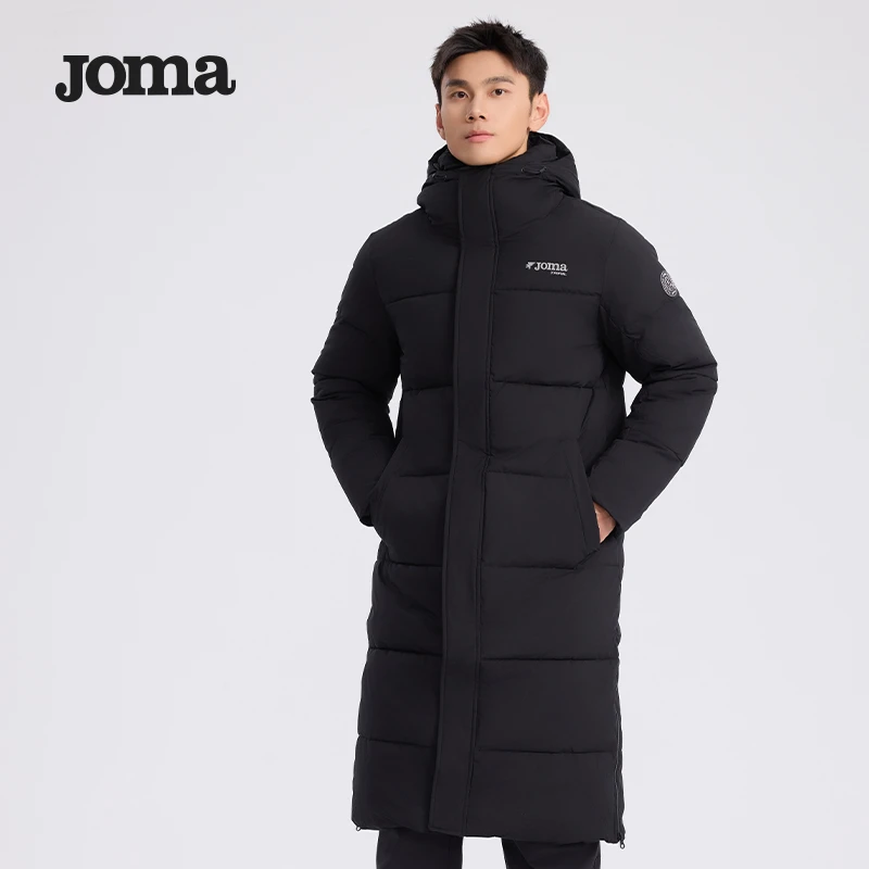 JOMA新款【极度系列长款棉服】加厚过膝运动防泼水保暖连帽冬季外套