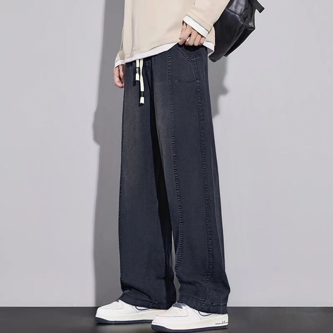 Jogging pace N重磅男款2025秋冬新款美式潮牌直筒宽松运动长裤