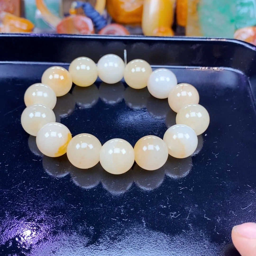 石英质玉（黄龙玉）未镶嵌吊坠(不含链)