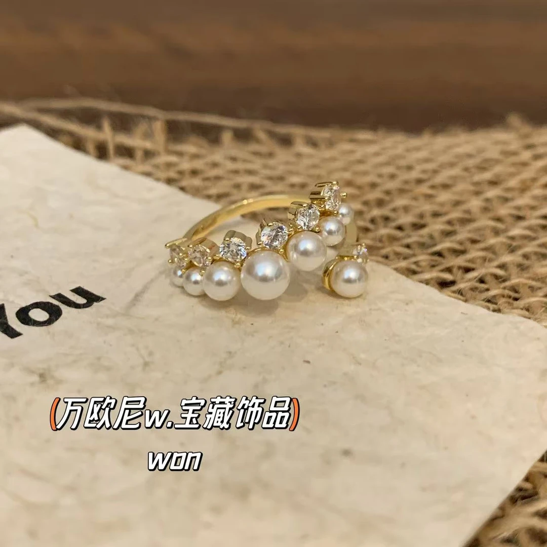 CHANGE x 多肉葡萄戒指开口戒时尚百搭复古 主J019