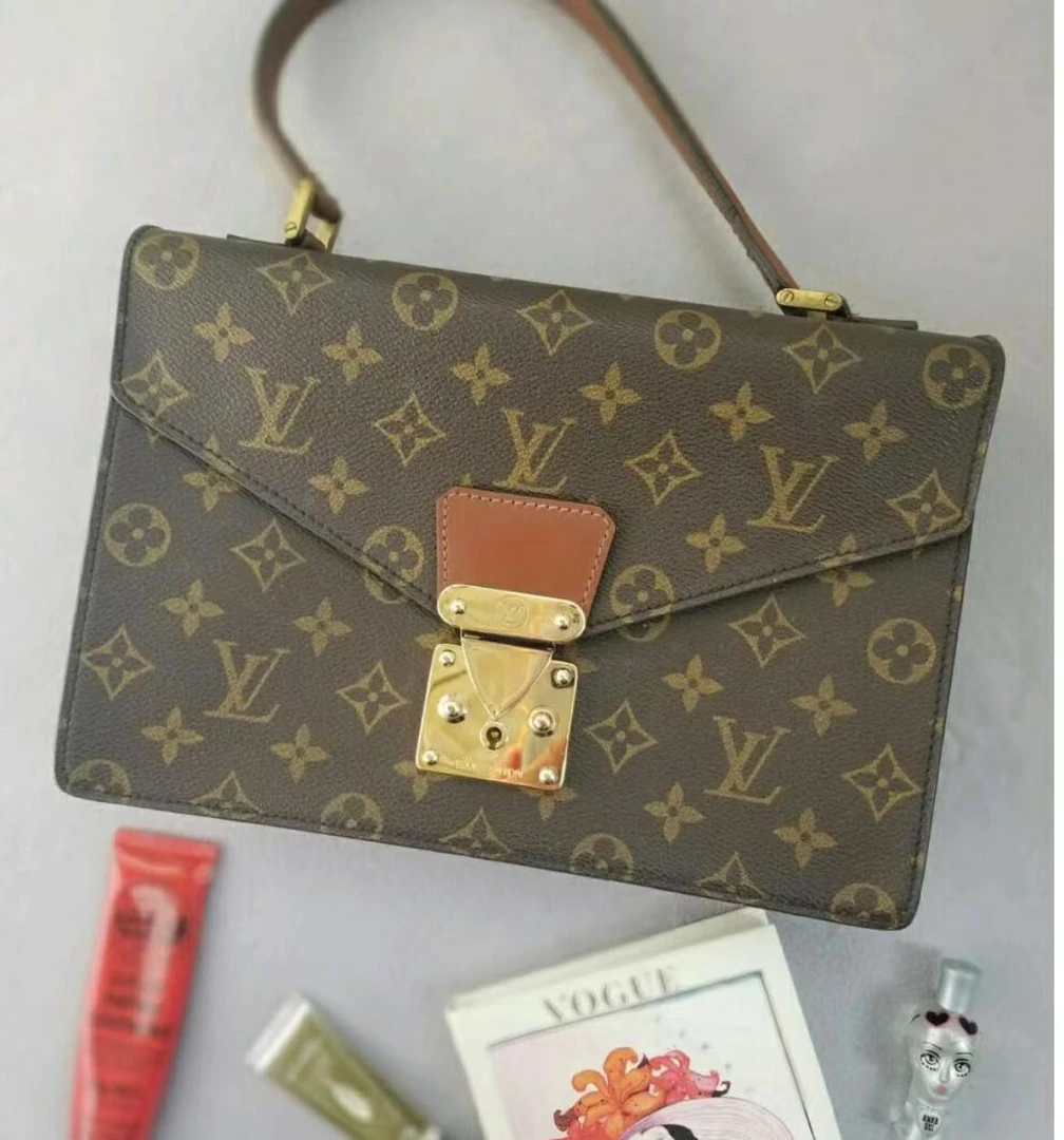 95新 LouisVuitton/路易威登 路易威登老花翻盖邮差