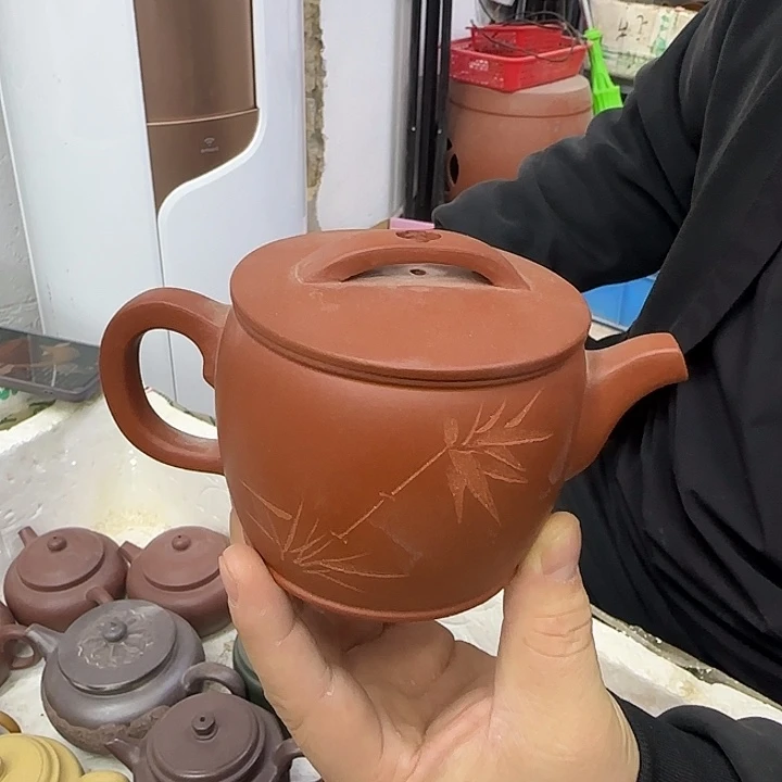 茶壶紫砂宜兴紫砂壶原矿紫砂壶瑕疵