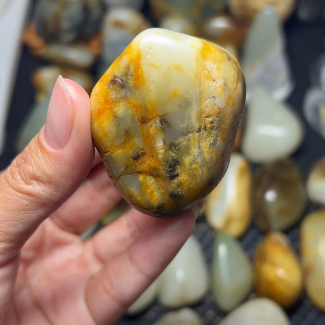 和田玉未镶嵌挂件B53