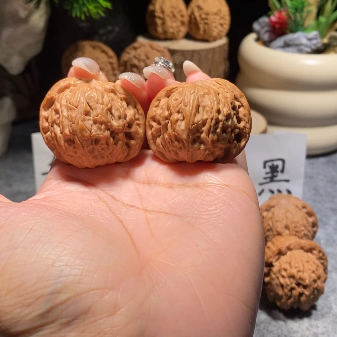 核桃把件全品39蝴蝶磨