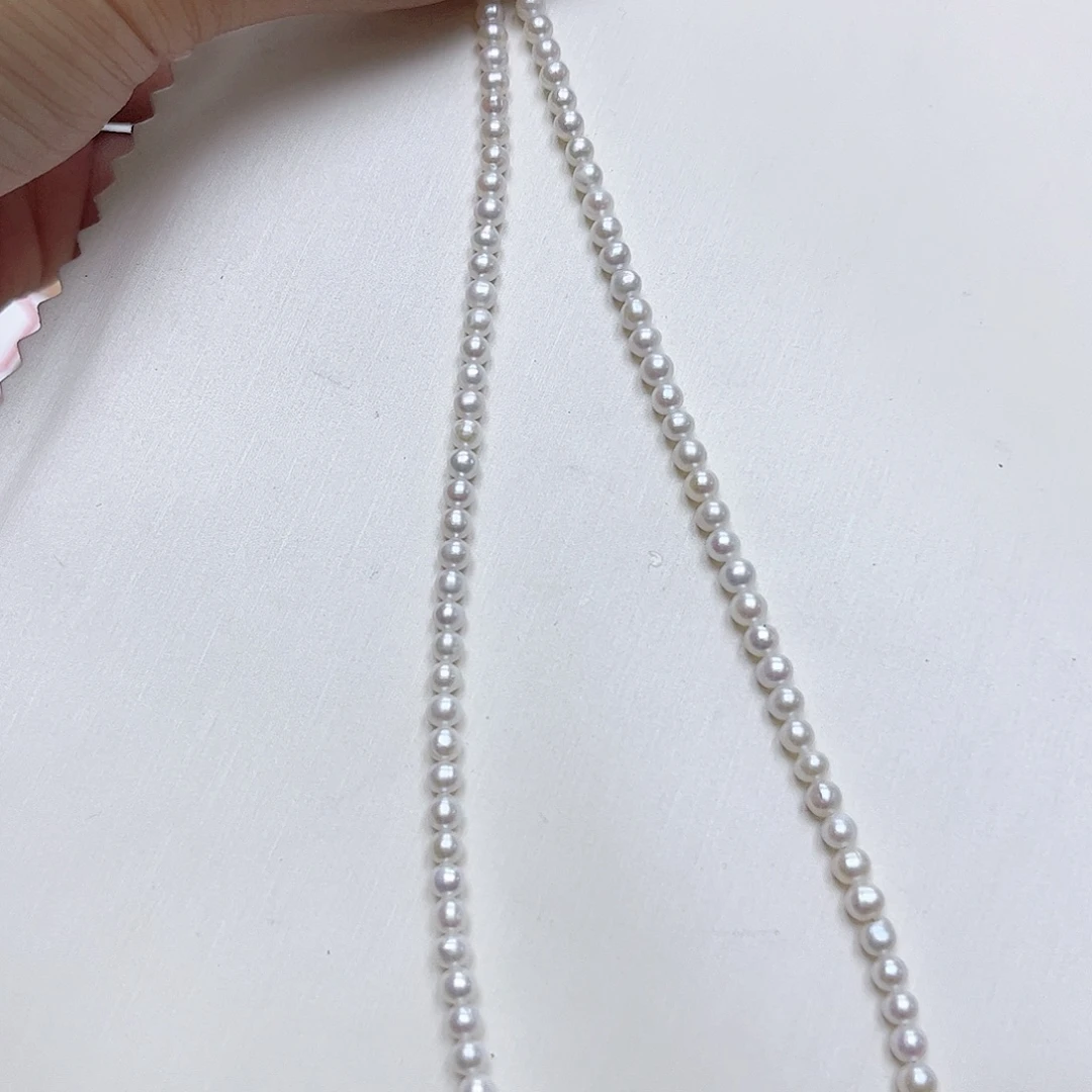颈饰未镶嵌淡水珍珠3-4淡水ak