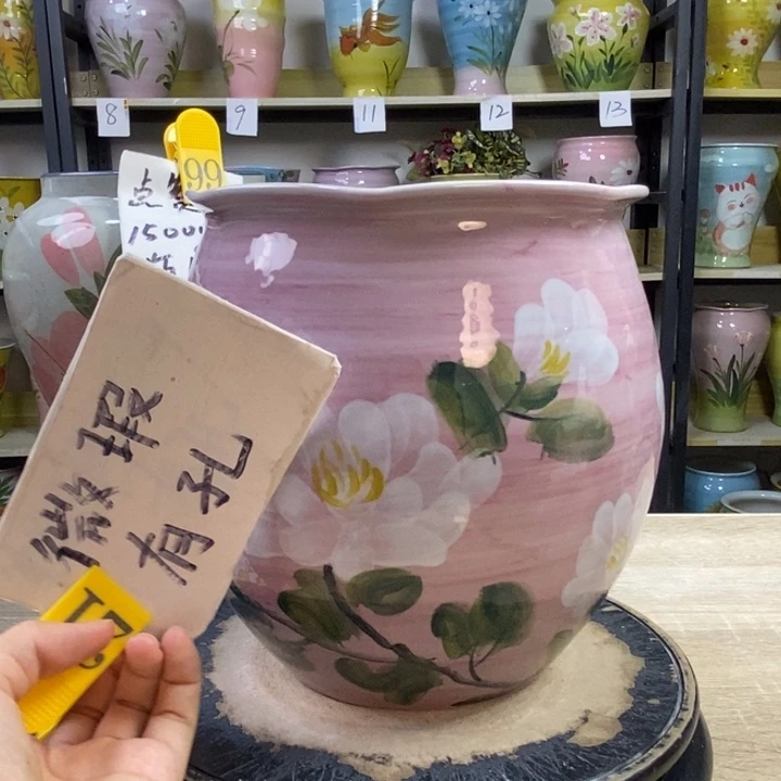景德镇高温陶瓷花盆
