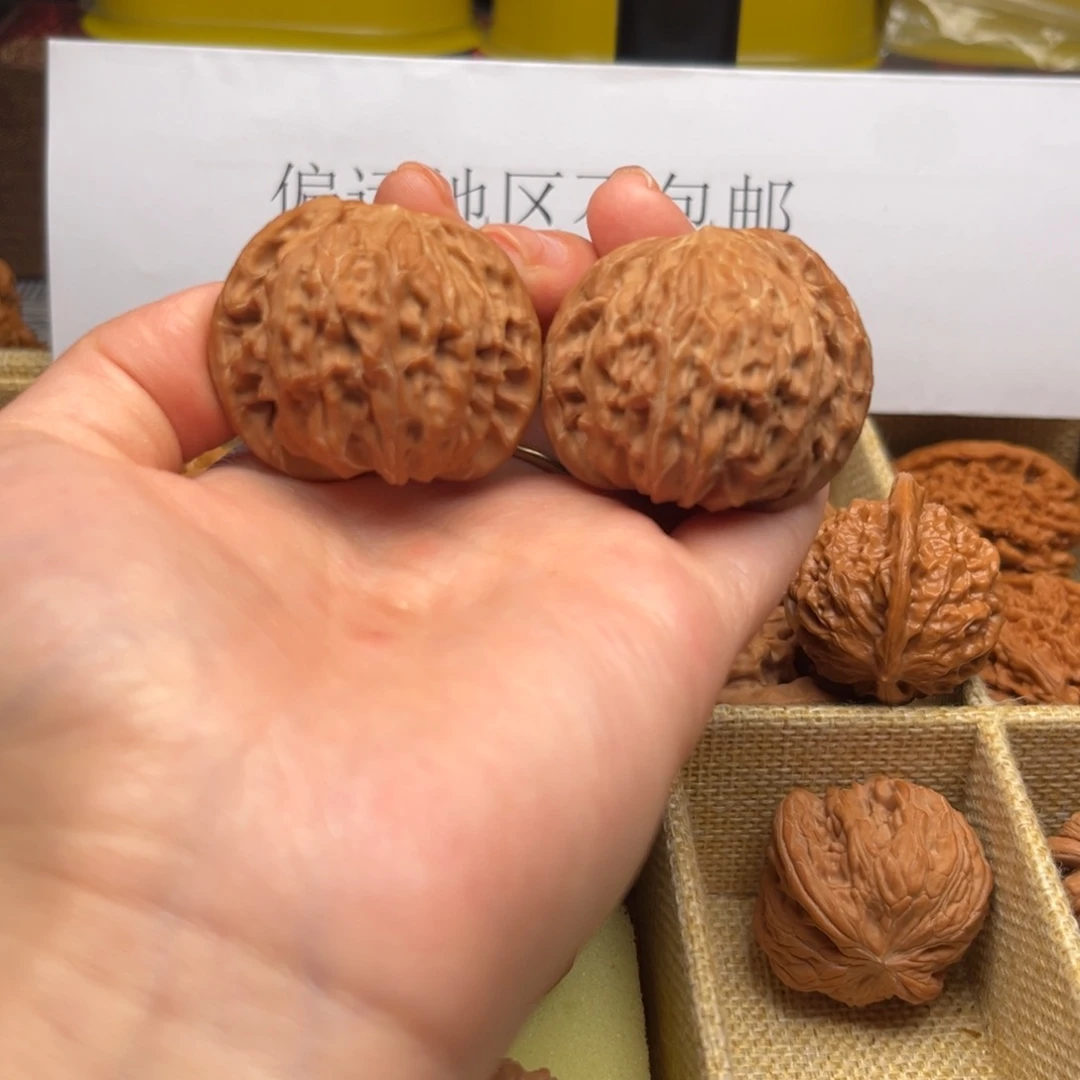 文玩核桃吊坠头*头41磨盘