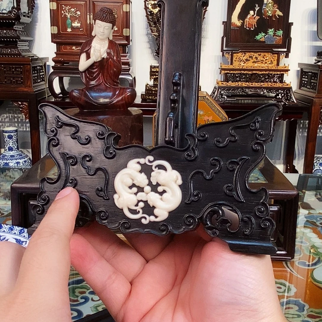 红酸枝木类成套家具大红酸枝架子