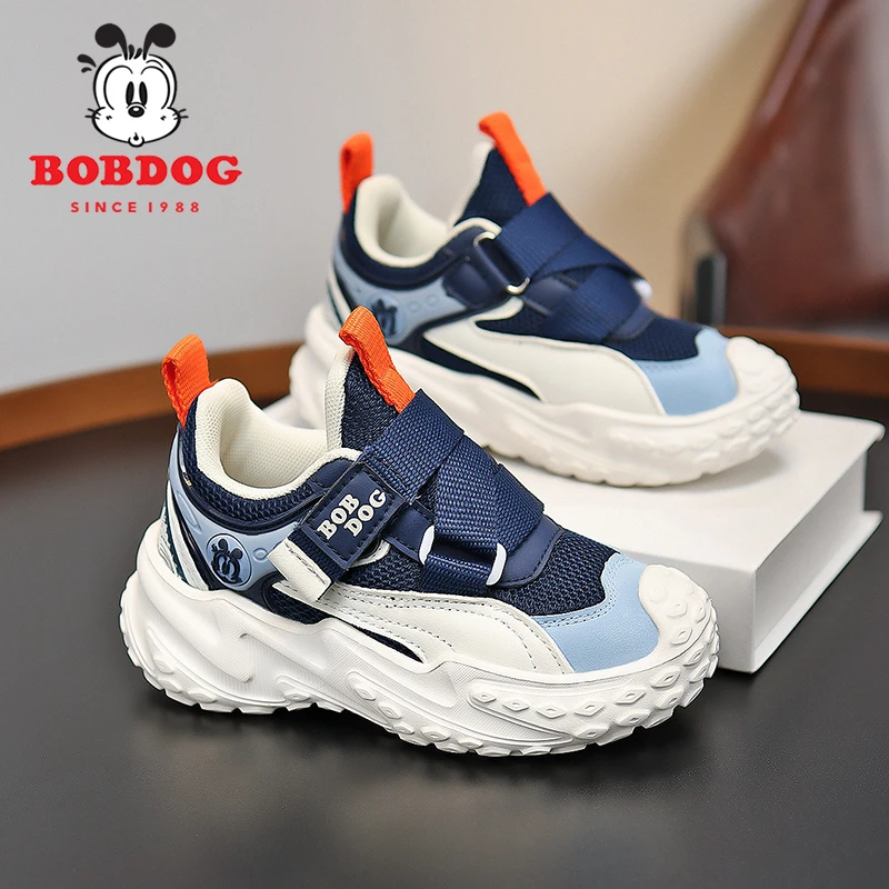 巴布豆3-14岁中大童老爹鞋透气男女休闲鞋网面运动童鞋轻便跑步