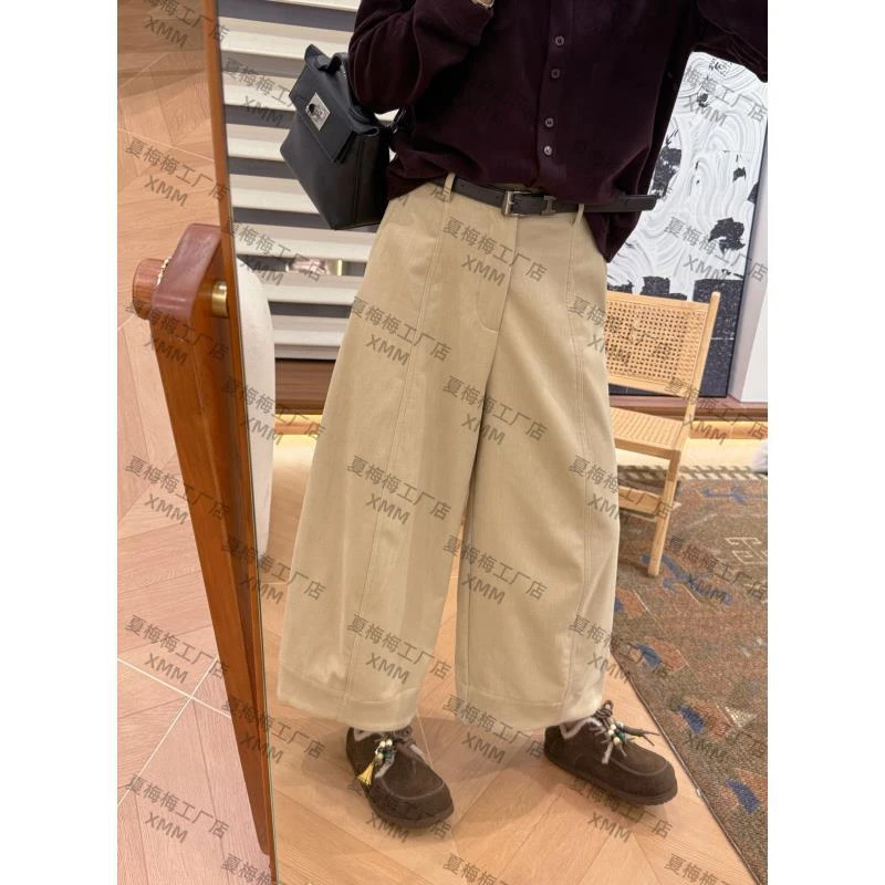 XMM.【土耳其银狐绒气球裤】轻熟风长裤休闲风宽松韩版复古MM667712