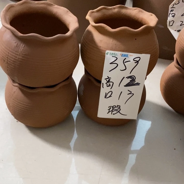 粗陶红陶绿植花盆359