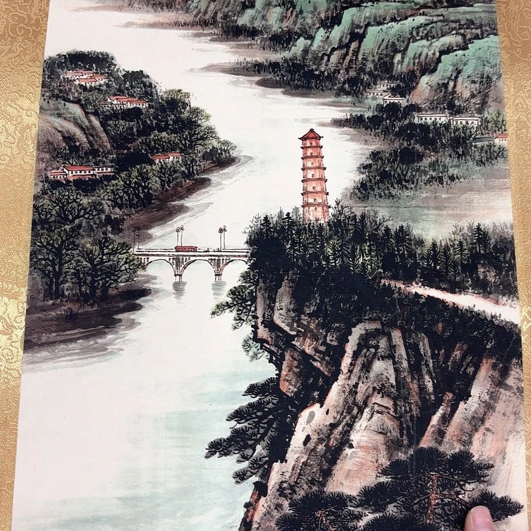 一个钢镚换年画字画