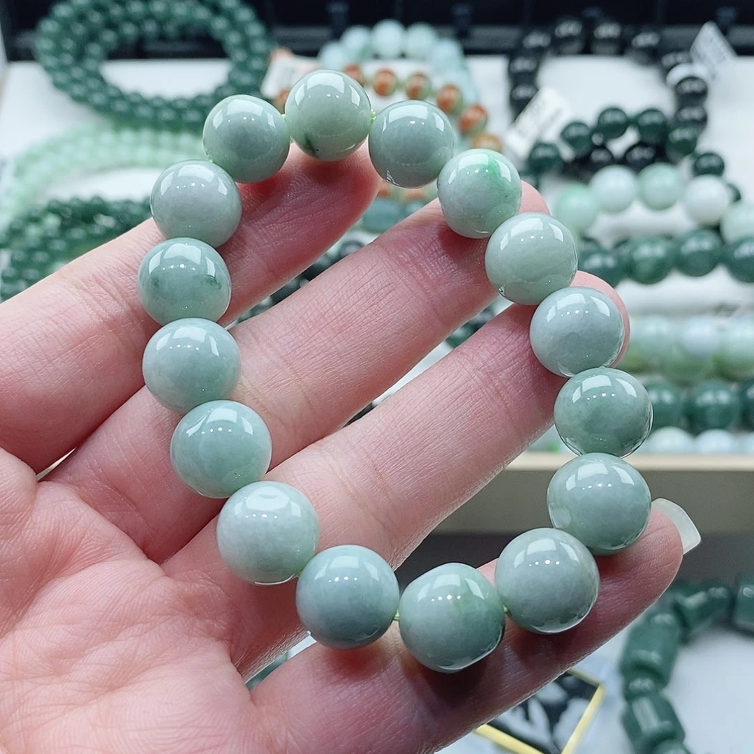 翡翠未镶嵌毛衣链