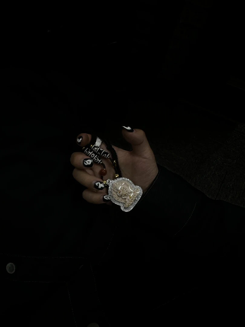 合金项链 【蛇年 守护牌牌 项链】添添观音项链国潮风发