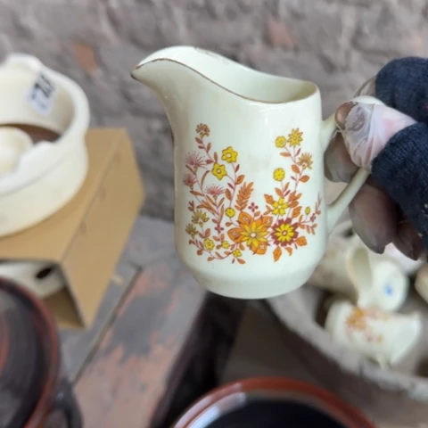 泥塑磁州窑公道杯一个