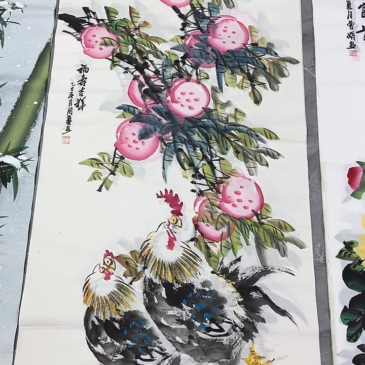 小周画廊的直播间