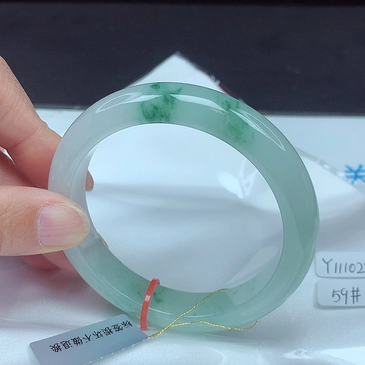 未镶嵌手镯翡翠59圈1022