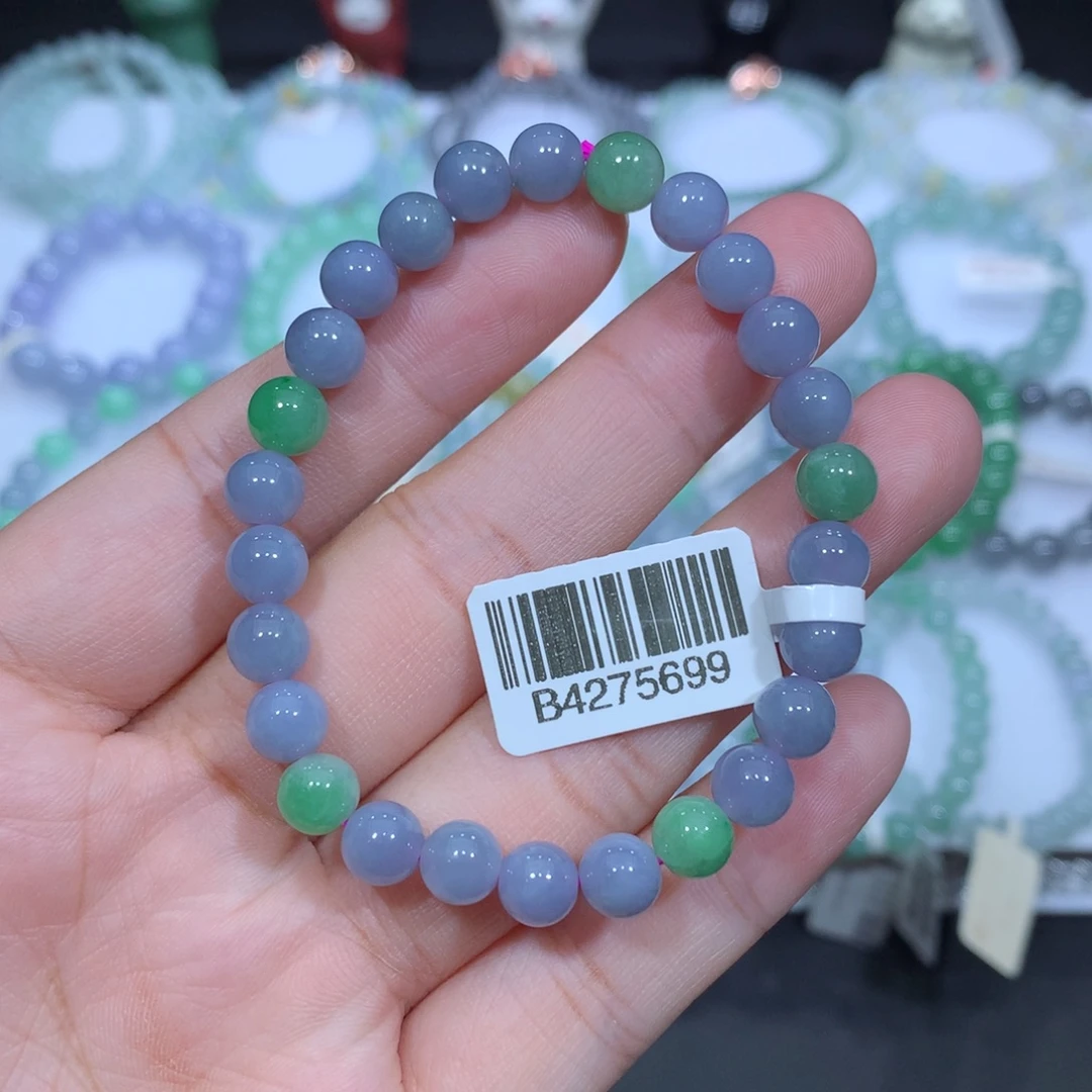 翡翠未镶嵌手串天然