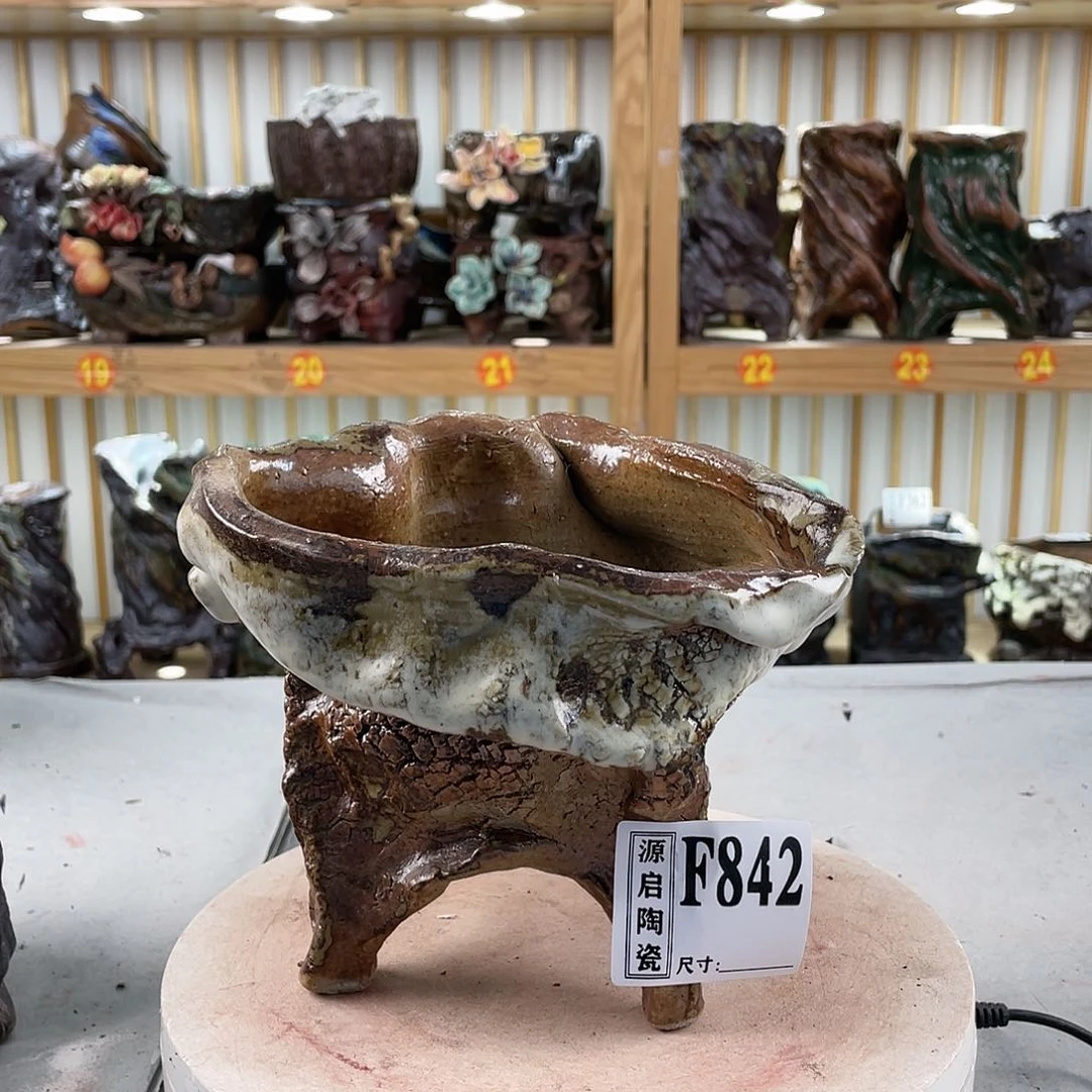 紫砂花盆手工制作默认微瑕842