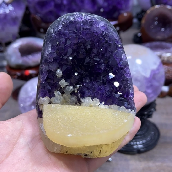 紫晶摆件未镶嵌摆件