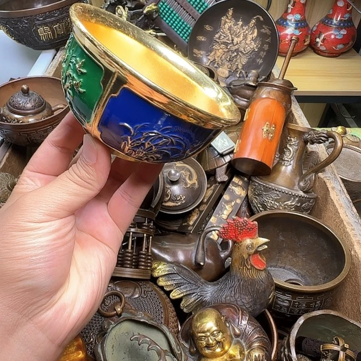 铜器办公室茶室摆件