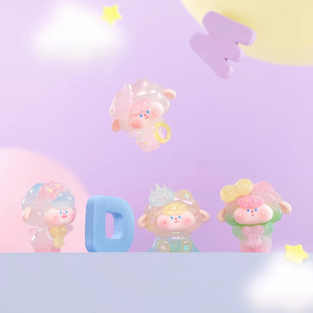 【拆盒之全系列混车玩法萌粒正品潮玩盲盒