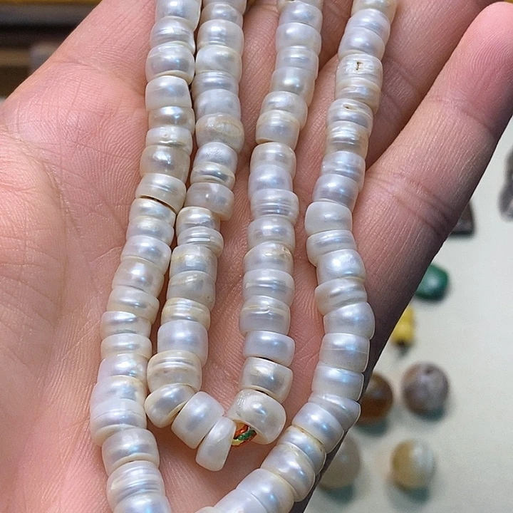 贝壳手串/手链老贝壳珠念珠念珠