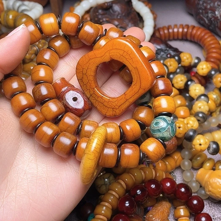 牛骨手串/手链秋*牦牛骨手持