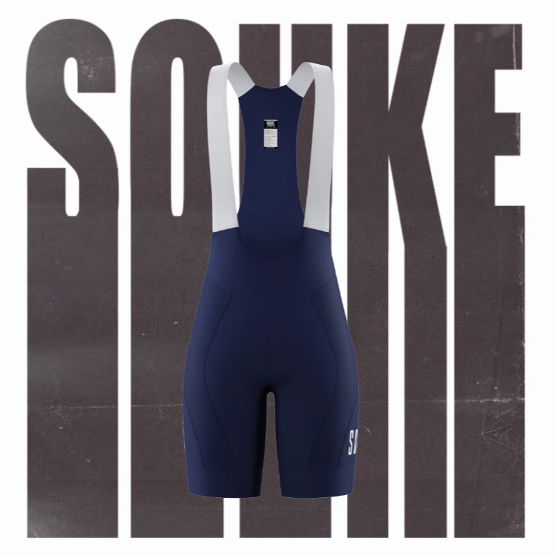 术崎SOUKESPORTS/骑行裤男女入门级骑行背带裤公路车骑行服1606