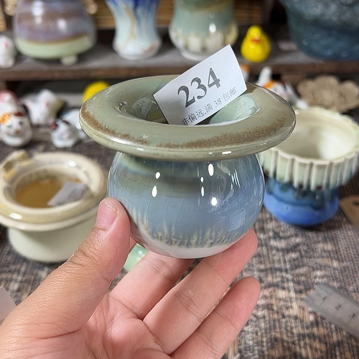 口5 手工花盆满30包邮